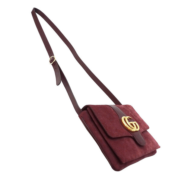 GUCCI Authentic Red GG Marmont Shoulder Bag - Picture 4 of 14